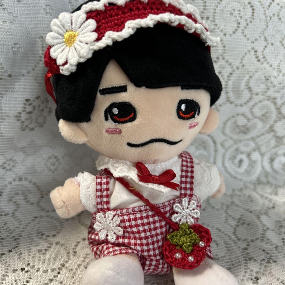 Amazon.co.jp: ちびぬい服 赤ヘッドドレスのセット いちごポシェット